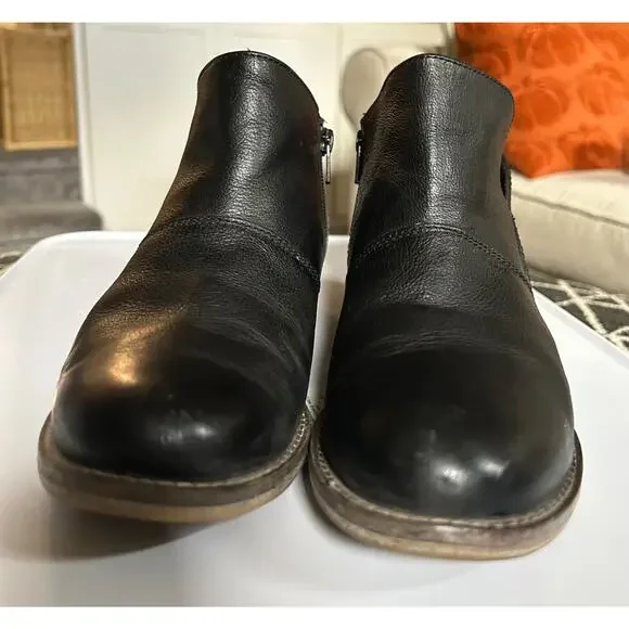 Josef Seibel Sienna 81 Black Leather Ankle Boots Black Leather, EU 38 / US 7–7.5 - Picture 2 of 8